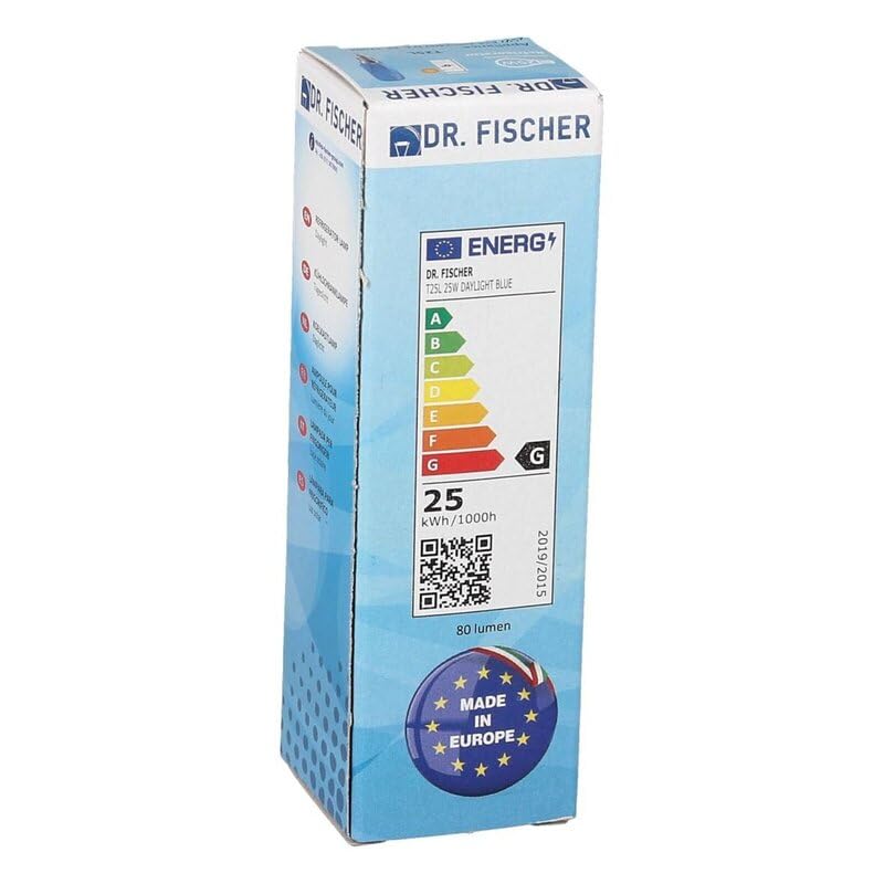 LUTH Premium Profi Parts Lampe E14 25w kompatibel mit Siemens 00612235 26mmø 83mm 230-240v Blau für Kühlschrank