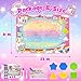 Toddler Toys for 3 4 5+ Year Old Kids Girls, Unicorn Water Doodle Mat for Toddlers 3-5 Preschool Educational Learning Toys Halloween Birthday Xmas Gifts for 3-8 Year Old Boys Girls Pink