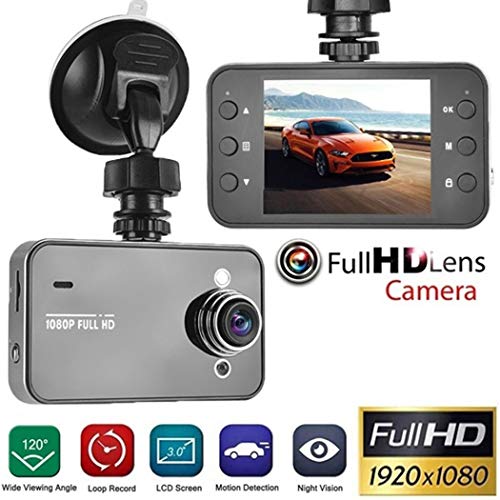 GOTCHICON Multi-Function HD Driving Recorder K6000 Super Wide-Angle Night Vision in-Dash Mounting Kits