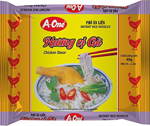 A-ONE Fideos Instantáneos, Sabor Pollo 65 g