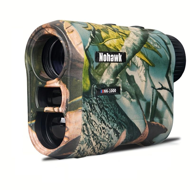 Golf Distance Meter 1000m Rechargeable Laser Hunting Rangefinder for M/Yard Switch, Speed and Height Measurement Golf Mode Multifunction Version for Hunter and Golfer