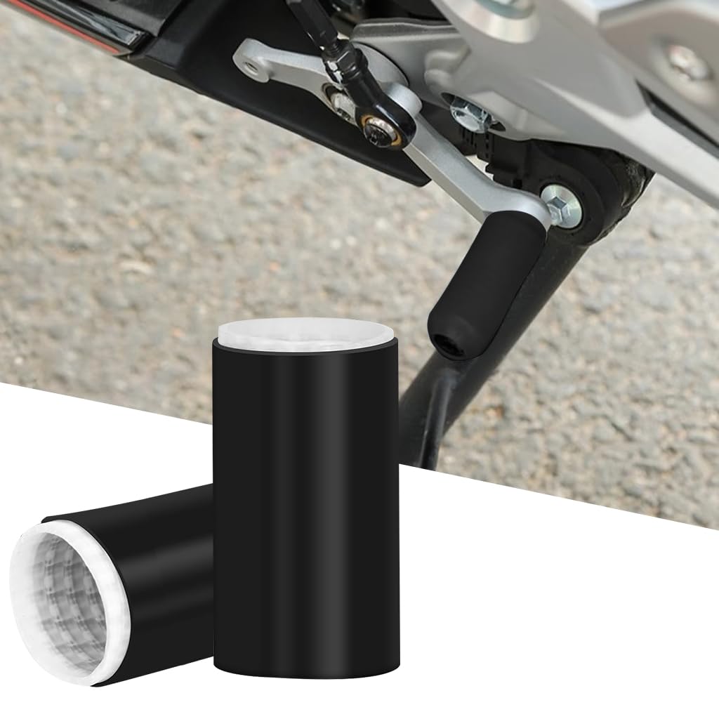 STHIRA® 2Pcs Motorcycle Shift Lever Sleeve Cover Silicone Sleeve Protector, Gear Shift Cover for Shoe Toe Box Protection, Universal Silicone Gear Lever Covers