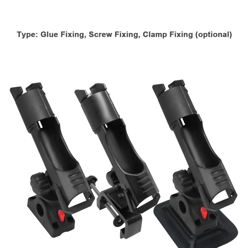 ACAGALA Inflatable Boat Fishing Accessory Dinghy Raft Fishing Tool Fishing Rod Holder Canoes Kayak Fishing Rod Fixer Angle Adjustable Fishing Rod Bracket : Sports & Outdoors