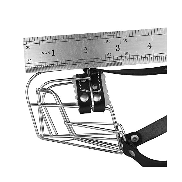 BronzeDog-Wire-Basket-Dog-Muzzle-Jack-Russell-Terrier-Metal-Leather-Adjustable-Puppy-Small Dog Muzzle for Jack Russell Terrier