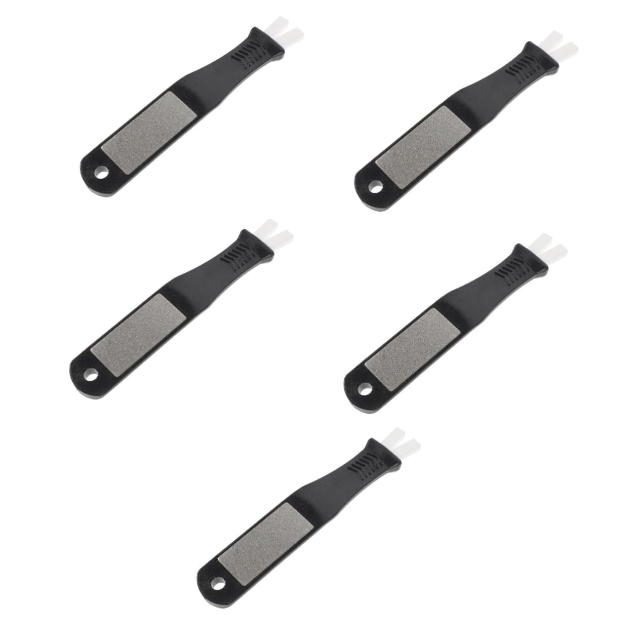 BESPORTBLE 5pièces Aiguiseur Portable De Lames pour Patins à Glace Outil Multi-Usage pour Affûtage De Lames De Hockey Et Ski Inclus Manuel Utilisation Et Bloc De Pratique pour Débutants