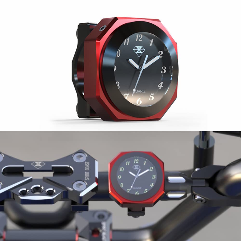 Orologio Da Manubrio Moto XLKJ - Impermeabile, Antivibrante, Fluorescente, Per Manubri 7/8"-1" - Foto 8