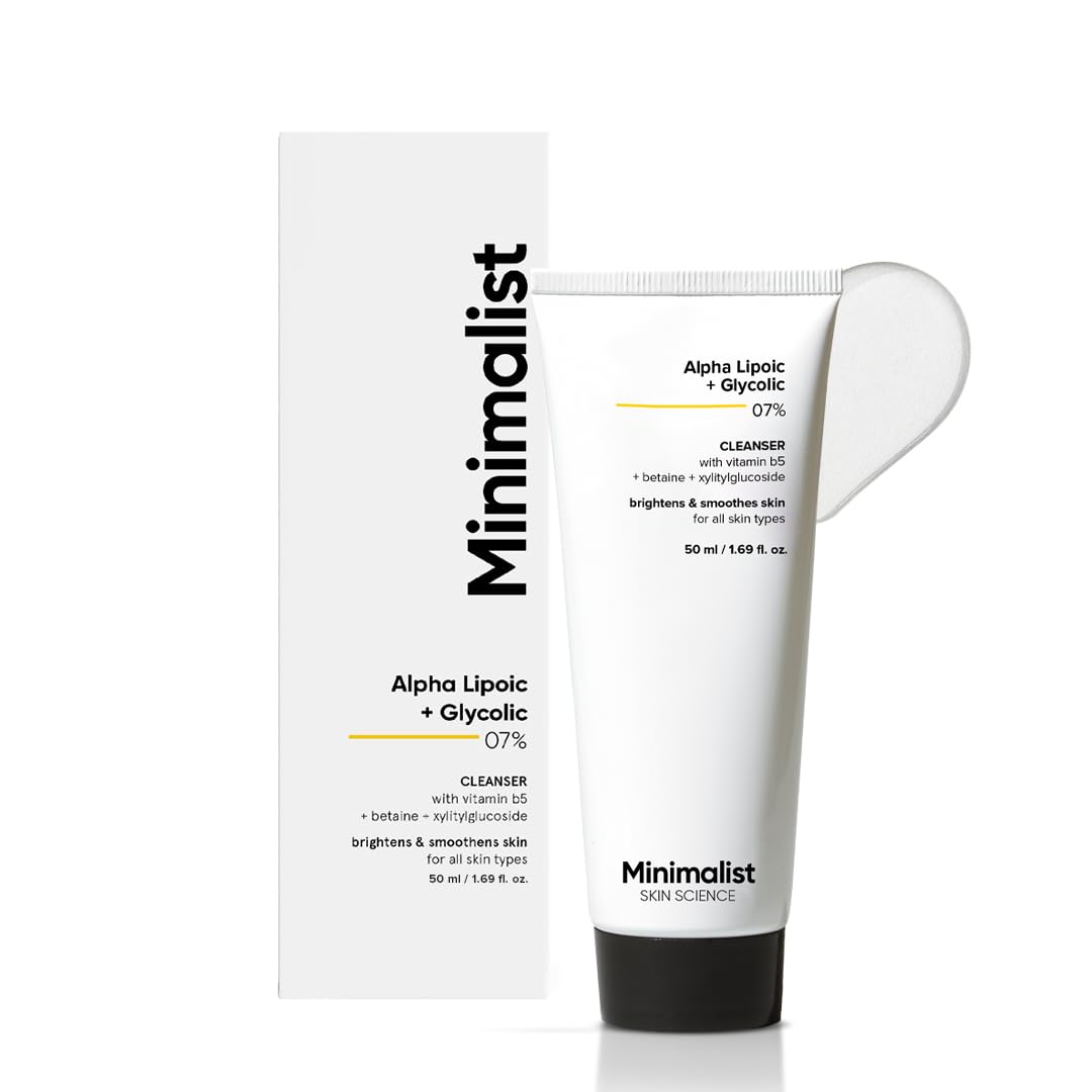 Minimalist 7% ALA + Glycolic Brightening Face Wash 50 ml