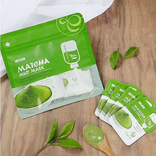 5 Limpeza Matcha,Argila Purificadora Matcha Mudpack | Mudpack removedor cravos, limpeza profunda sem