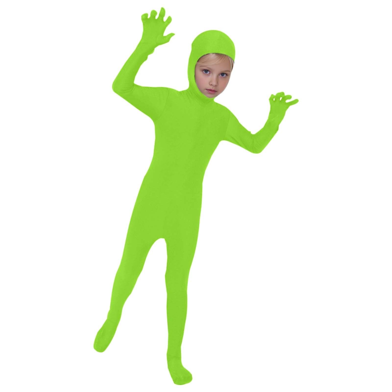 Full Body Halloween Costumes for Kids One Piece Open Face Jumpsuit Plain — image 1
