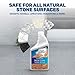 Black Diamond Stoneworks NEX-GEN Natural Stone Penetrating Sealer: Long-Lasting Protection Interior and Exterior ; Granite, Marble, Travertine, Limestone, Grout, Tile, Brick, Slate Floors