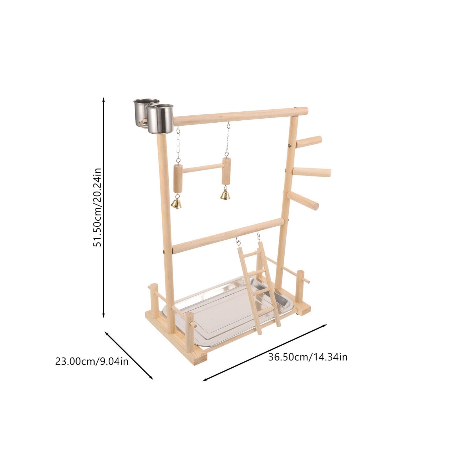 POPETPOP 1juego Soporte De Percha para Aves De Natural Estable y Duradero para Periquitos y Aves Pequeñas para Voladeras y Entrenamiento Casa