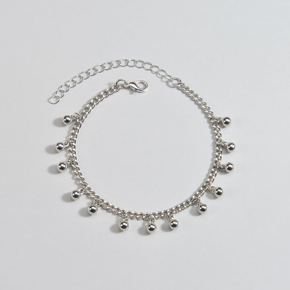Boho Perline Bianche Ciondola Bracciale di Perle con Perline Catena per Piedi Cavigliera Elasticizzata Gioielli da Spiaggia Estivi per Le Donne