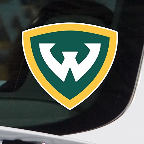 Image of Collegiate NCAA Car Decal Made from Premium Weatherproof Vinyl (Wayne State University)