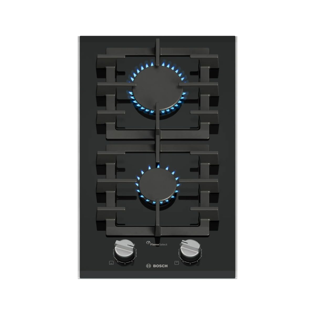 Série 8 Domino Gaz, 30 cm, Vitrocéramique, Noir, PRB3A6I40