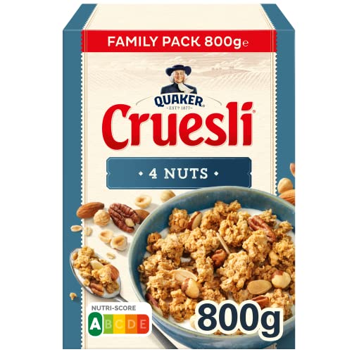 Quaker Cruesli 4 Noten, Doos 4 stuks x 800 g - Image 3