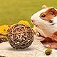 Dokeno 10 Stück Natur Weidenball Spielzeug, Rattankugeln, Decorative Rattan Balls, Geflochtene Rattankugeln, Natur Wicker Rattan Kugeln, Kleintiere Kauspielzeug, Weidenball Spielzeug für Kleintiere
