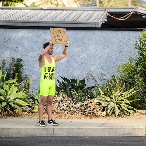 Image of TrophySmack Loser Singlet, Embarrassing Loser Award, Bright Yellow