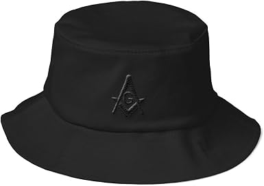 Old School Bucket Hat Masonic Hat 