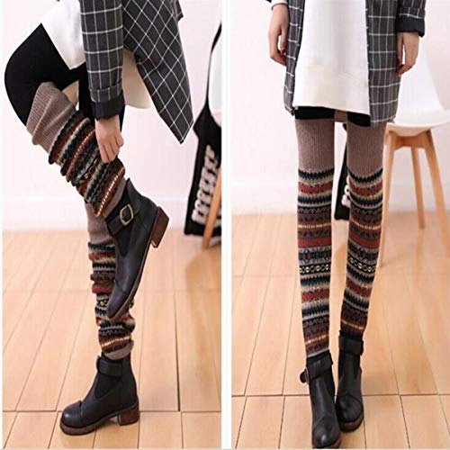 Leg Warmers for Women Long Wool Boot Warmer Thick Warm Leg Warmers for Winter4