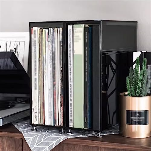 Soporte for discos de vinilo de gran capacidad con patas de acero 4