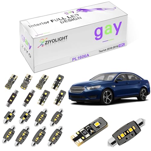 Kit de luces LED interiores para Ford Taurus 2010-2019