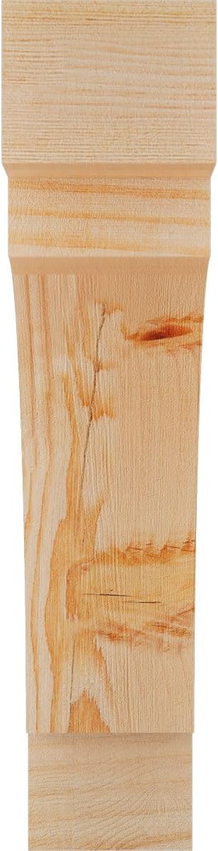 Ekena Millwork BRC04X16X16MRC00SDF 3 1/2"W x 16"D x 16"H Merced Smooth Knee Brace, Douglas Fir