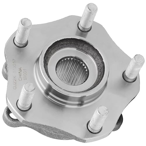 Miniatura 4 de Paquete de 2 513357 - Conjunto de cojinete de cubo de rueda delantera del conductor o del pasajero compatible con Nissan X-Trail 2015-2019, Rogue