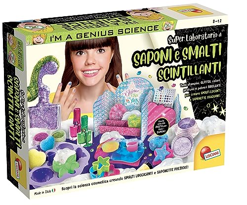 Super laboratoire de savons et de scintillants Liscianigiochi I'm a Genius pour enfant