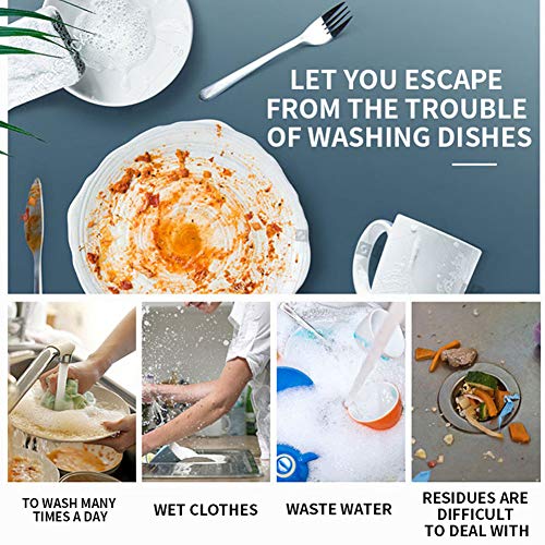 Mini tafelmodel vaatwasser met 6 couverts Vrijstaande vaatwasser 4 programma's LED-display Roterende spray 360°Azimuth Multifunctioneel afwassen in de keuken - Afbeelding 3