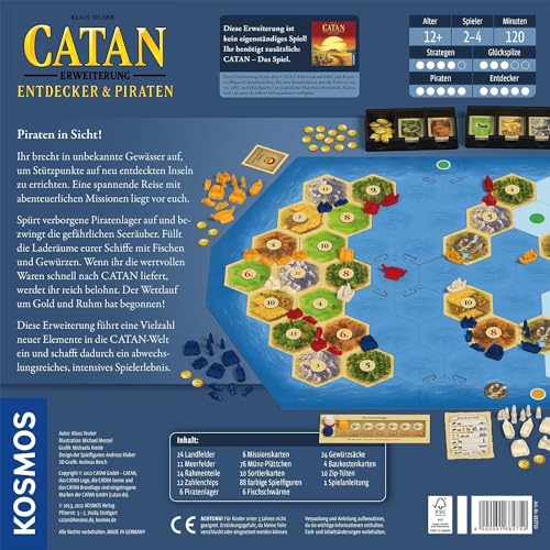 Kosmos - Catan - Entdecker & Piraten 2-4 Spieler 2022 - imagen 2