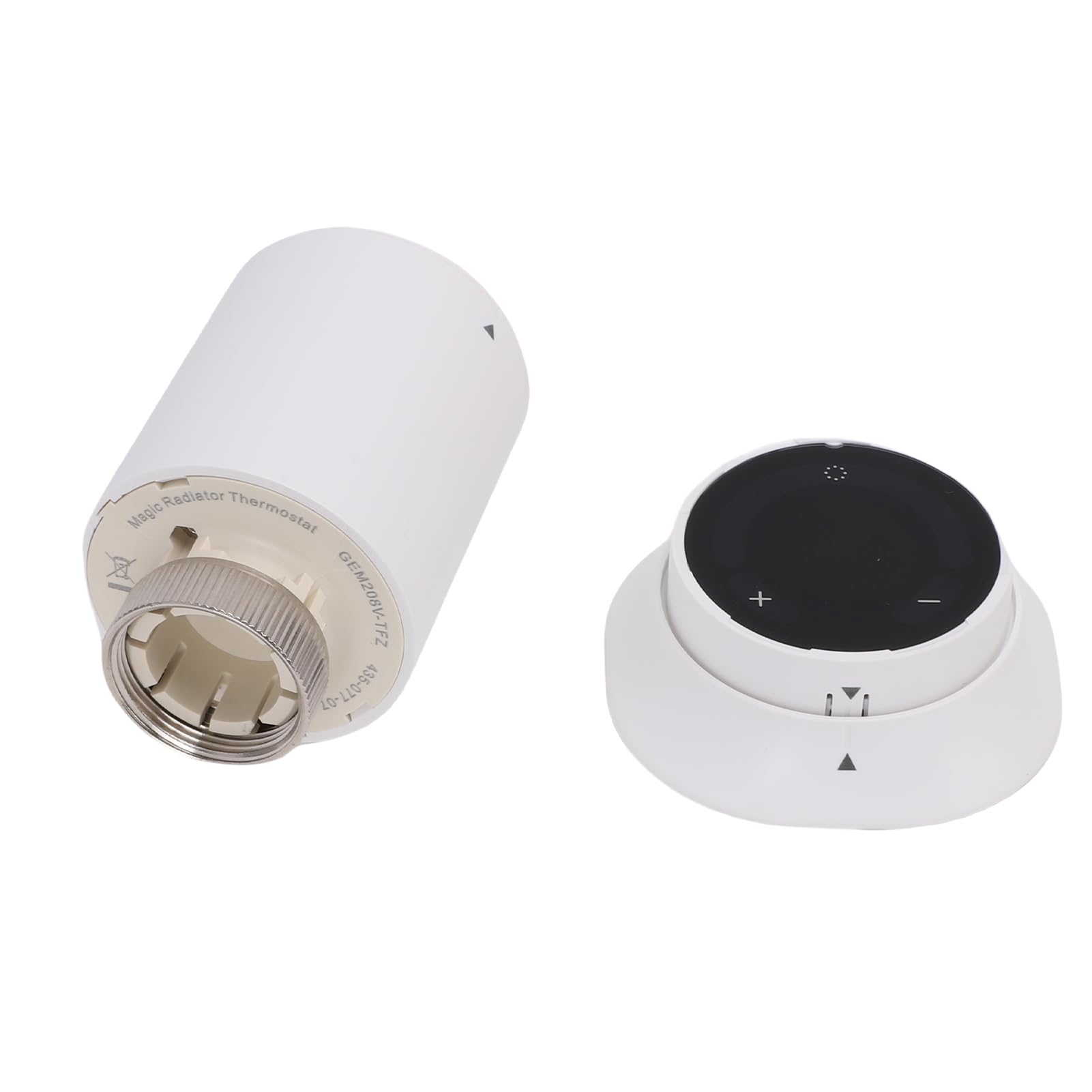 LICAEVEY Intelligentes Thermostat mit Gruppensteuerung für Große Räume, Tragbares Zigbee+RF-Thermostat für Bis zu 8 Heizkörper, Kompatibel mit Tuya-App und Fernbedienungssensor (SEA889-WIFI(TY))