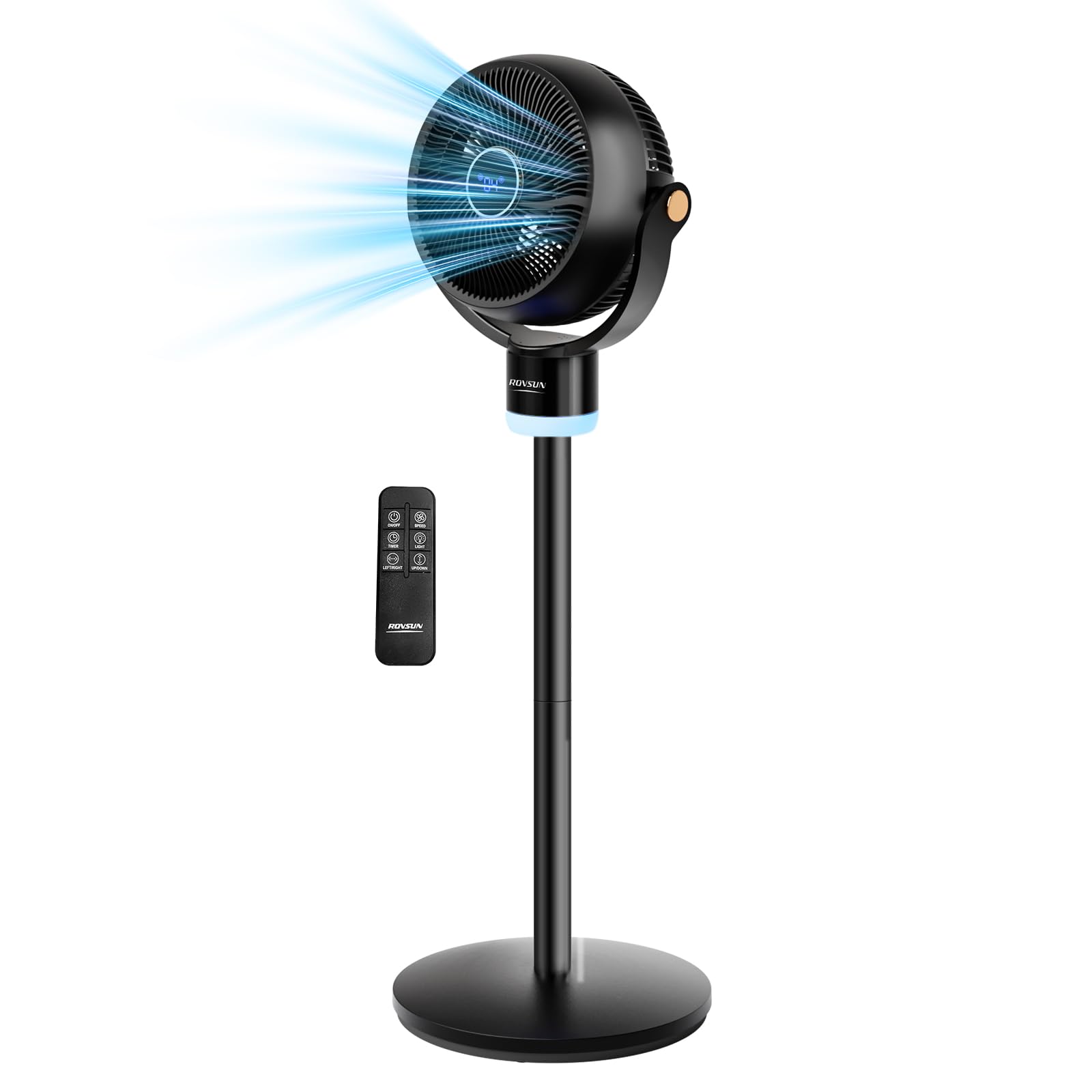 PELONIS 7-Inch Pedestal Air Circulator