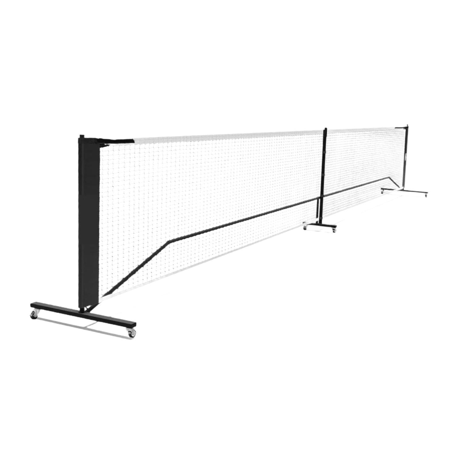 Rete da Tennis regolamentare di Dimensioni Standard con Struttura in Metallo, Montaggio Semplice e Costruzione Durevole, Gioco competitivo, Rete da Badminton da 22 Piedi