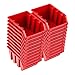 Produktbild PAFEN Set 20 x Stapelboxen NP4 rot Lagerboxen Sortierboxen