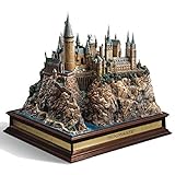 diorama harry potter Incluye soporte de madera. Noble Collection Maqueta de Hogwarts NN7074, Harry Potter