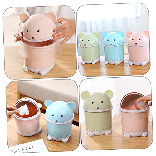 Basurero de Escritorio Happyyami 2 Piezas con Tapa miniatura 5