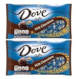 DOVE PROMISES Holiday Gifts Milk Chocolate Candy Christmas Assortment, 8.87 oz Bag - 2 Pack