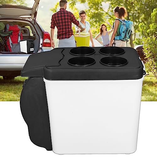 Image of Car Refrigerator, 12V Mini Fridge Electric Cooler and Warmer for Car, 6 Liter Capacity, Portable Car Freezer Car Fridge Small Fridge for Car, RV, and Camping Use
