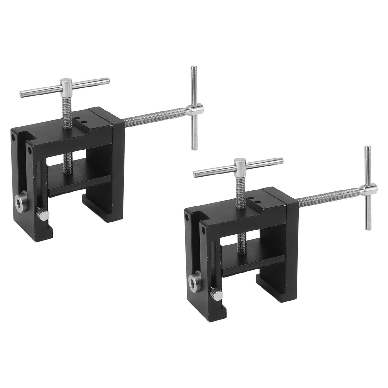 XHTLLO 2pcs Cabinet Clamps, Professional Aluminum Alloy Right Angle Face Frame Clamps, Cabinetry Clamp, Cabinet Face Frame Clamps for Cabinets Installation