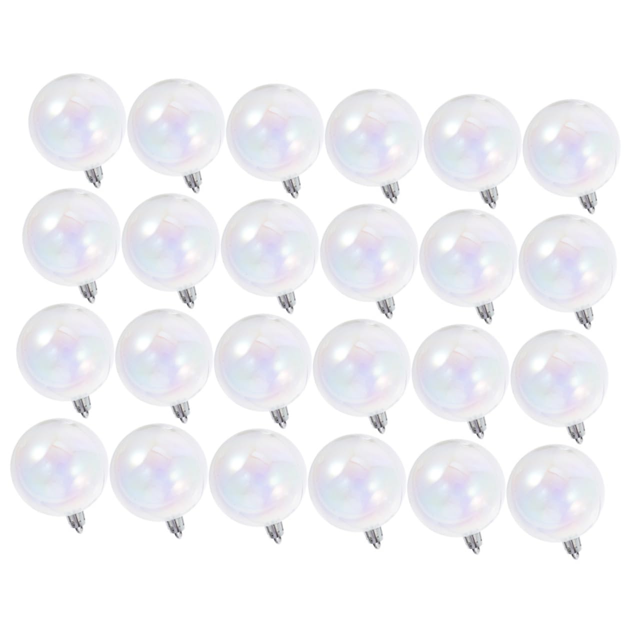 TOPBATHY 24pezzi Palline di Natale da Appendere Decorazioni per Albero di Natale Ornamenti Infrangibili in Plastica Addobbi Natalizi per Casa e Festa