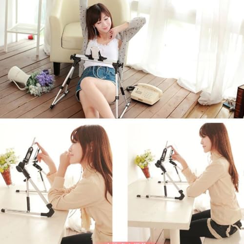 Soporte para Tableta de Aluminio Plegable y Ajustable para Mesa 2