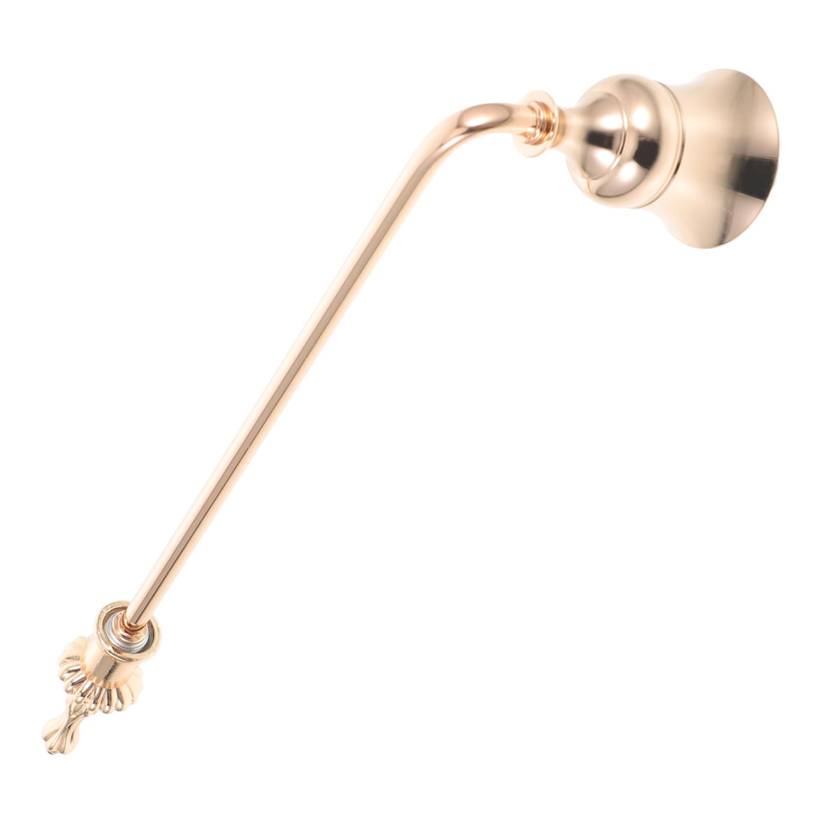 Ciieeo Candle Extinguisher Candle Tools Large Candle Thick Snuffer Antique Candle Snifters Candle Wick Extinguisher Extinguishing Candle Accessories Handle Labels Retro Golden Aluminum