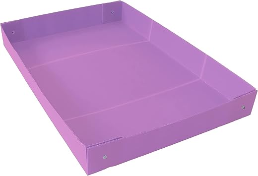 Midlee Guinea Pig Corrugated Plastic Cage Liners - 2 x 3 Panel Size - Purple | Bottom Grid Cage Protector Small Animal Waterproof Floor