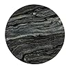 Creative Co-Op Round Marble Charcuterie or Cutting Board, Grey #3