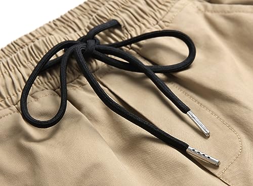 LOKTARC Boys Camo Pants Kids Pull On Drawstring Youth Camouflage Cargo Joggers4