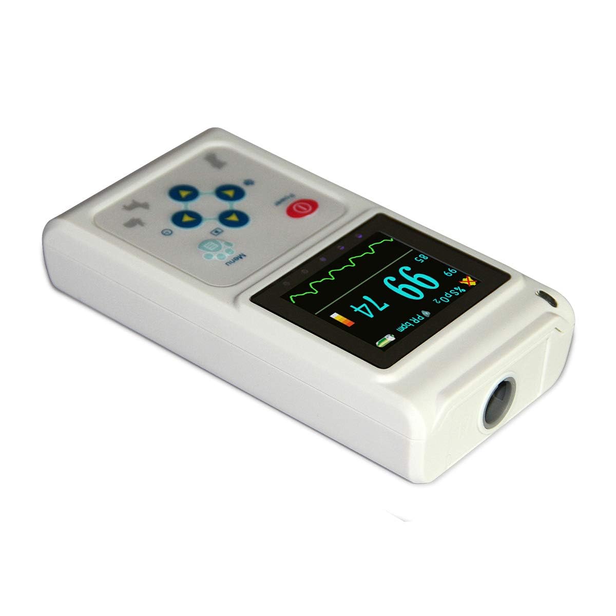 TYH Veterinär-Pulsoximeter, Pulsfrequenzmonitor Ohr, Mit Sonde Und USB-Kabel, Tragbares Veterinär-Pulsoximeter Vet Spo2 Pulsfrequenzmonitor Ohr/Zunge, Für Katzen Und Hunde, Familien- Und Tierkliniken