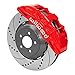 SX6R Dynamic Front Kit,14.00, Drilled, Red