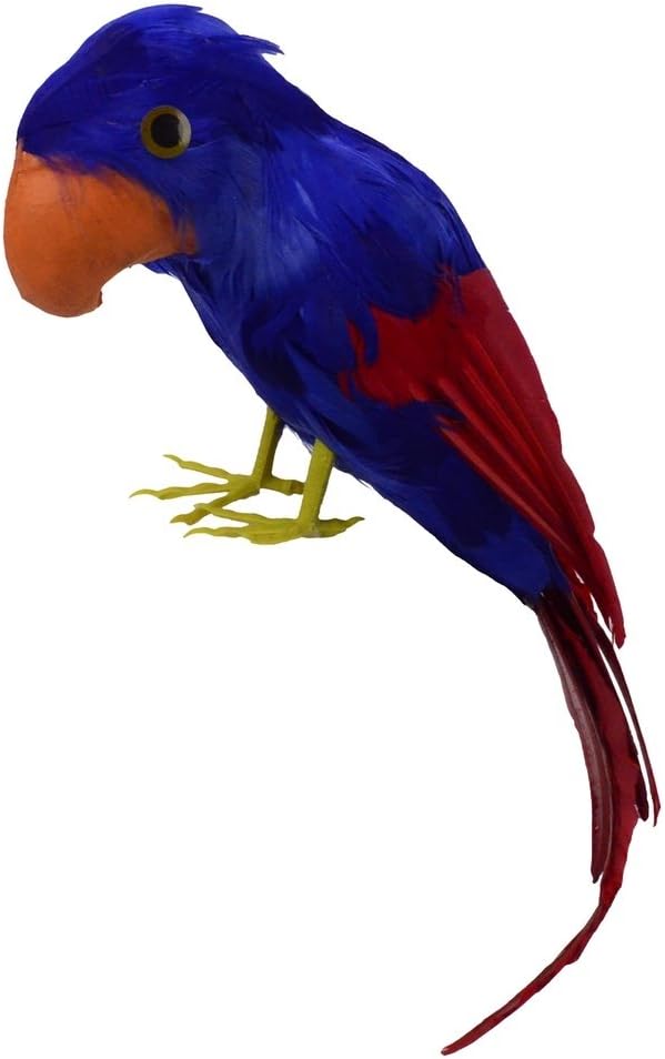Big Red Feather Parrot Pirate Shoulder Costume Accessory
