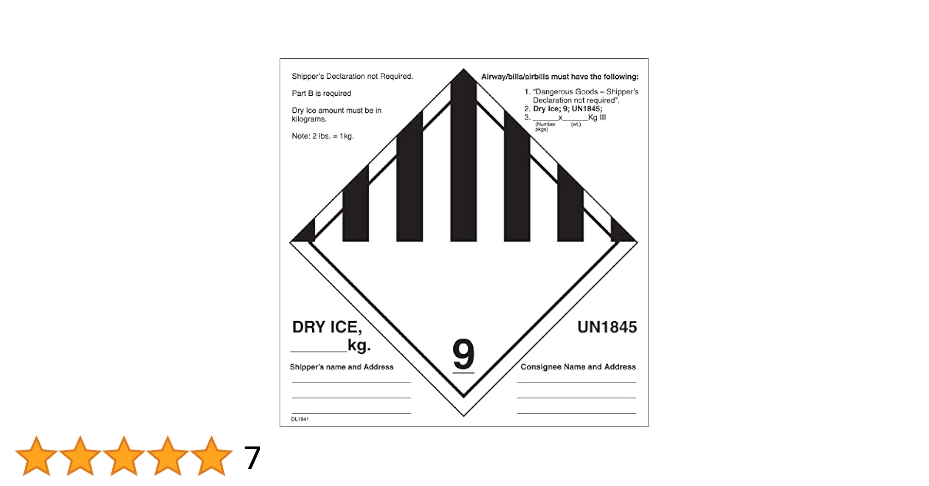 Free Printable Dry Ice Label Free Printable Dry Ice Label