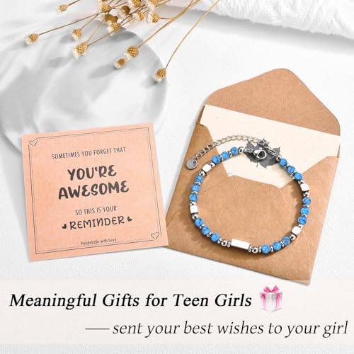 Image of Easter Basket Stuffers for Teens Girls Gifts Trendy Stuff, Tiny Beaded Bracelets Easter Gifts Birthday Graduation Jewelry Gifts for Teenage Girls Daughter Granddaughter Niece